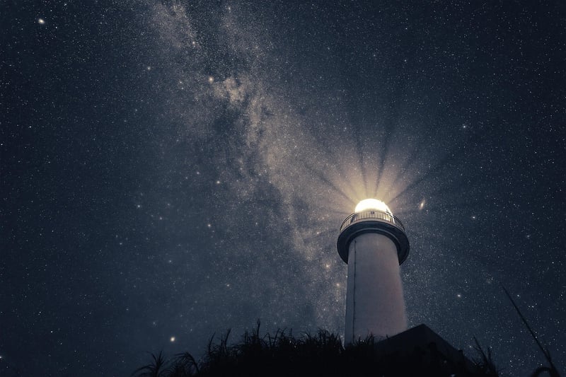 Stars in the night sky